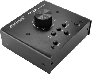 Omnitronic VC-22 active volume controller, model 10355797, stereo signal control