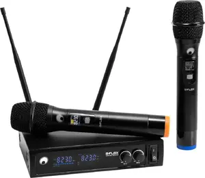 Wireless Microphone System Omnitronic UHF E-Flex 2 — Dual-Band 823–832 / 863–865 MHz
