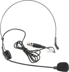 Omnitronic UHF E-Flex Headset Microphone, black, model 13063376