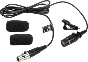Lavalier Microphone PSSO PXS model 13063517 for wireless bodypack transmitters, omnidirectional capsule, fixed cable
