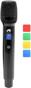 Handheld UHF Microphone Omnitronic UHF-600, 823–832 / 863–865 MHz, wireless vocal/PA microphone