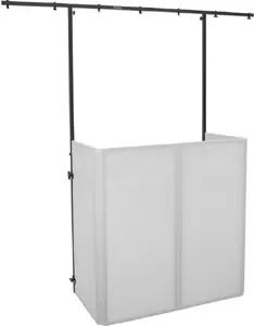 Omnitronic Compact Mobile DJ Stand set with cover and overframe (model 20001040)