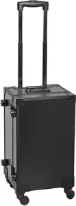 Roadinger universal trolley case UKC-4R with telescopic handle, interior 45.5×27.5×20 cm, black