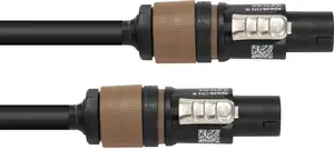 PSSO Speakon Speaker Cable 4x2.5 mm², 1.5 m, black