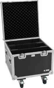 Roadinger Flightcase PRO 2x IP Mega SWING with Wheels — transport case for 2x IP Mega speakers, model 31005271