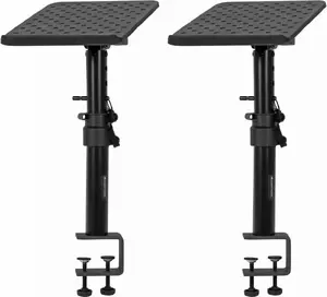 Monitor stand Omnitronic TMO-4 (model 60004213) – dual monitor support, desktop monitor stand