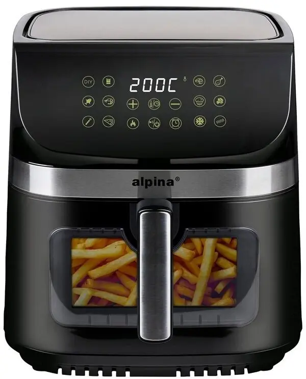 Gaisa friteris ALPINA 9L 1800W digitālais