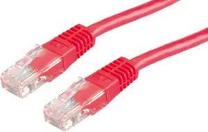 Patch Cable UTP Secomp Cat.6 (Class E) S1722, red, 2 m