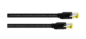 Network cable CORDIAL 15536 Cat5e S/UTP (STP) RJ-45–RJ-45, 2 m, Black