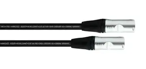 Патч-кабель CORDIAL CSE NN 6A PUR Cat6a SF/UTP (S-FTP) RJ45–RJ45 1 м чёрный
