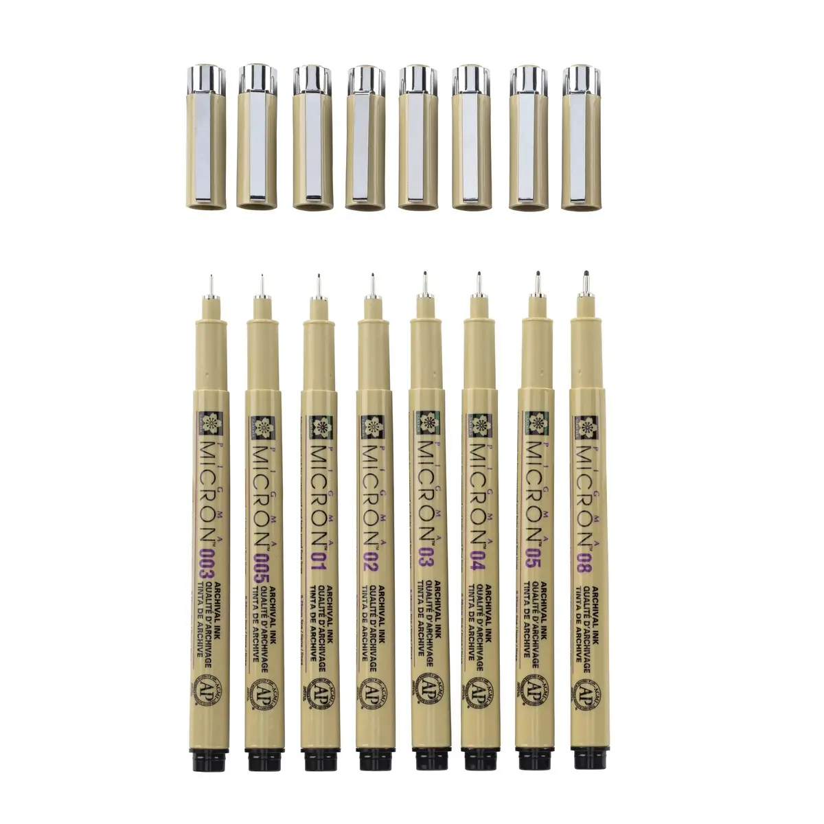 Sakura Pigma Micron файналайнеры набор 8 шт Photo 3