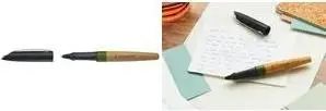 Ballpoint Pen Stabilo Grow 6032/1-41 – wooden barrel (oak), plastic grip, soft ball, moss green