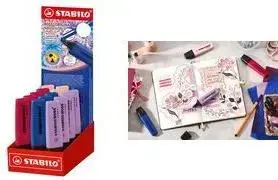 Маркер Stabilo BOSS ORIGINAL NatureCOLORS 70/15-6 — клиновидный наконечник 2,0–5,0 мм, ассорти (1 шт.)