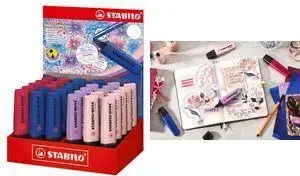 Текстмаркер Stabilo BOSS ORIGINAL NatureCOLORS 70/30-3-2 — скошенный наконечник 2,0–5,0 мм, ассорти (30 шт.)