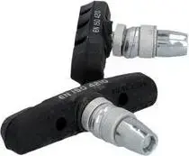 FISCHER V-brake Brake Shoe, screw-mounted for aluminium and steel rims, DIN EN 14766, 1 piece
