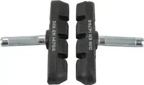 Brake Shoe for V-Brake FISCHER 85189 — clamp-on for aluminum and steel rims, DIN EN 14766, single piece
