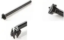 Sēdekļa stienis FISCHER Patent 27,2 mm alumīnija ar 35 mm amortizāciju, regulējams (1 gab.)