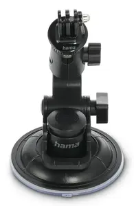 HAMA Suction Cup Holder for Action Cams Universal Car Tripod 3D Ø90 mm, max load 0.3 kg, height 5–11 cm