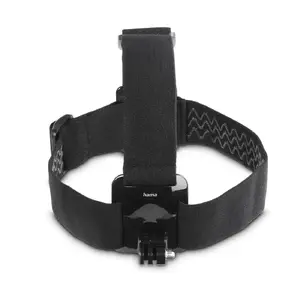 Passive Head/Helmet Holder HAMA 00004568 for Action Cameras, Black, for head mounting