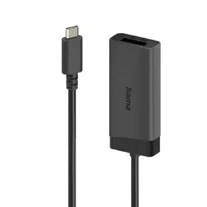 Video adapter cable HAMA 00202034 USB Type-C to HDMI + DisplayPort 0.15 m Black