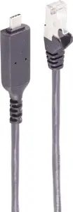 ShiverPeaks кабель‑адаптер USB‑C на RJ45 BS13-51155 — 1 Гбит, USB Type‑C на Ethernet, PVC, 1,5 м, черный