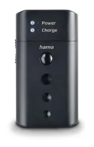 Battery charger HAMA 00081390 for digital camera batteries — USB, Li‑Ion and NiMH compatible, 5V input