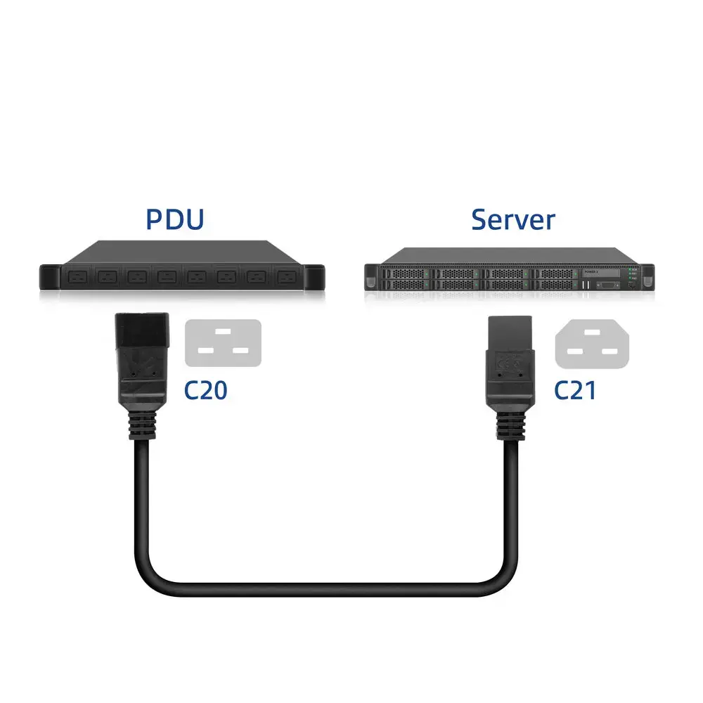 ACT Powercord C20–C21 IEC60320 3 m Photo 3