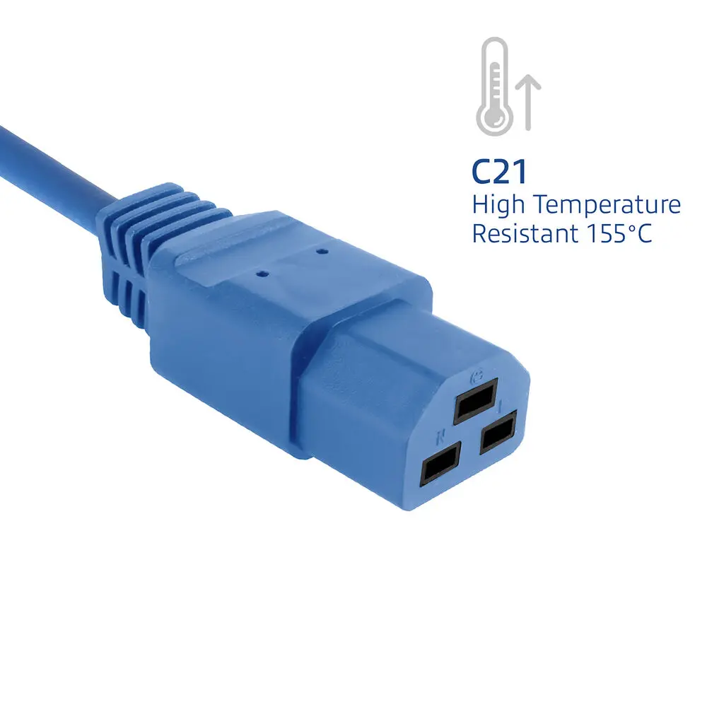 ACT Power Cord C20 to C21 Blue 2.5 m Photo 4