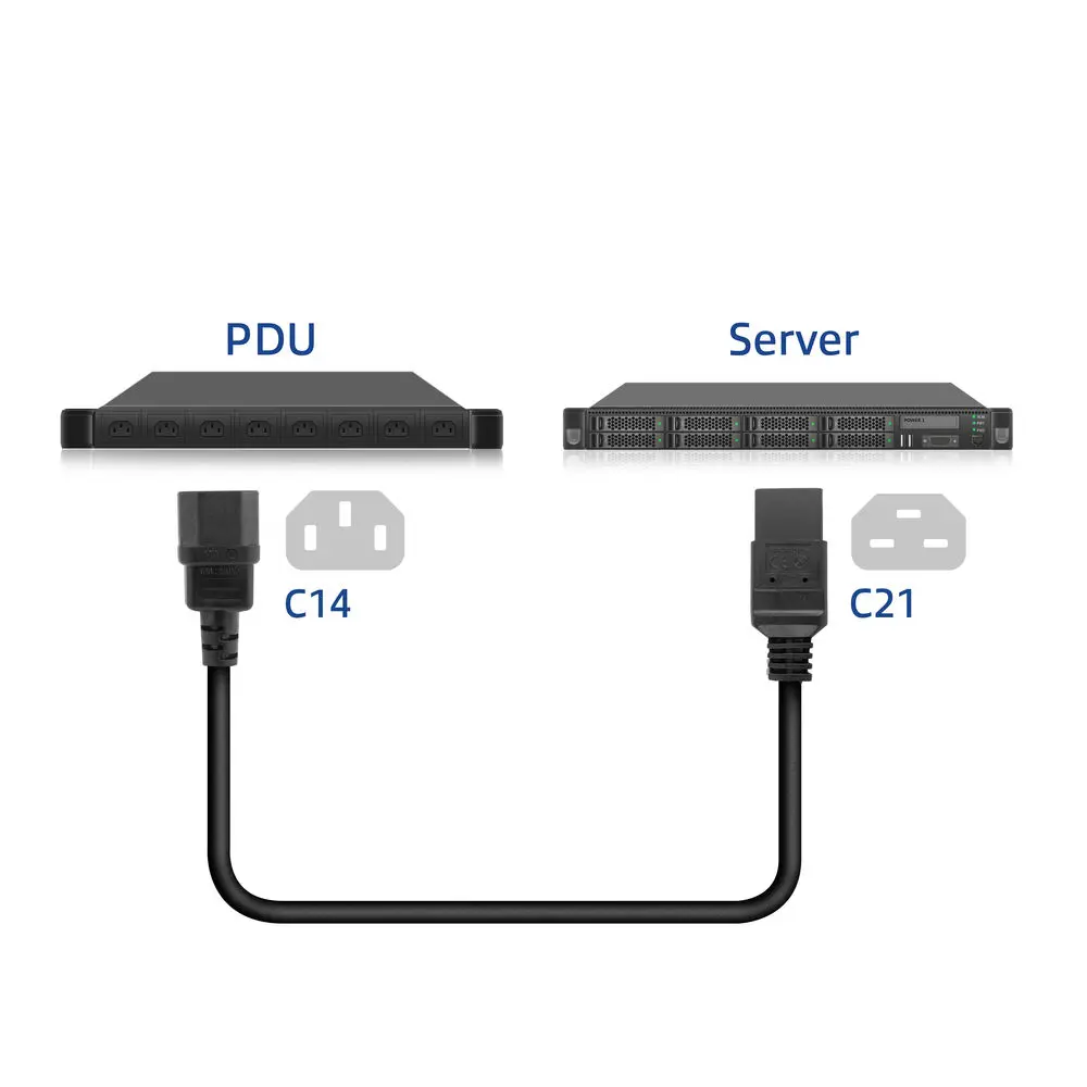 ACT Power Cord C14 - C21 1m Photo 4
