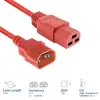 ACT Powercord C14 to C21 IEC60320 red 1.5 m Photo 2