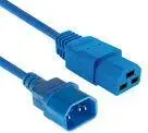 Power cord ACT C14 to C21 IEC 60320 blue 2.5 m (AK5383)