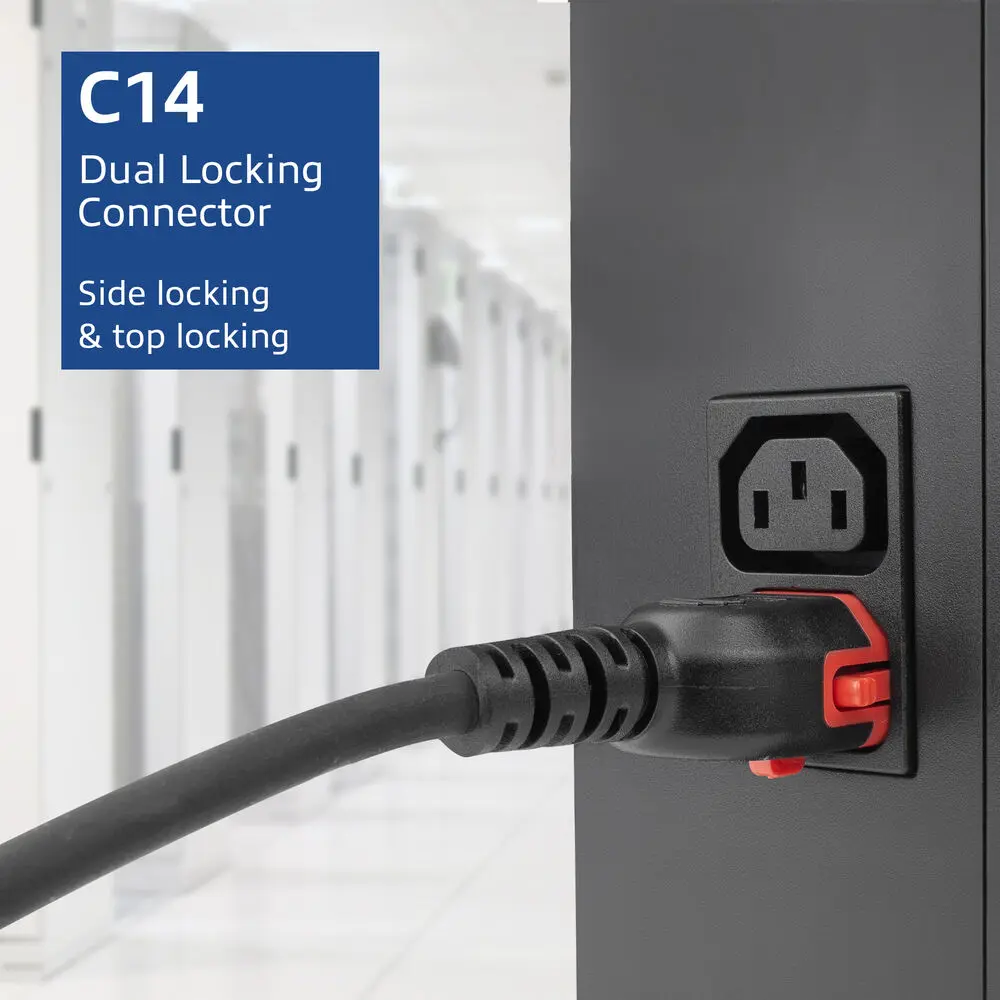 ACT Power Cord C14 to C15 with IEC Lock, 3m - PC3876 Photo 6