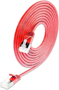 Патч-корд Slim Wirewine SLIM-LS-K6A CAT6A 10Gbps U/FTP RJ-45–RJ-45, 3,0 м, красный, 36 шт.