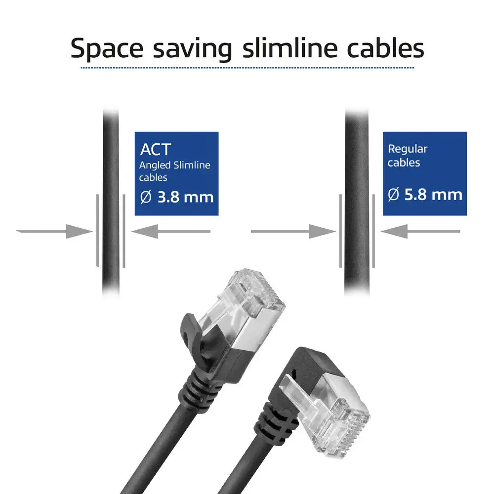 ACT CAT6A U/FTP LSZH Slimline patch cable 3 m Photo 6
