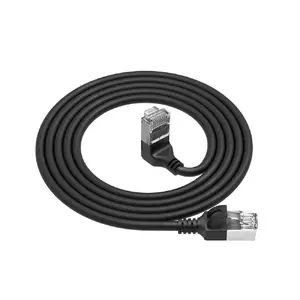 Сетевой кабель ACT DA4903 Cat6a U/FTP (STP) чёрный 3 м с RJ-45 и золотым напылением контактов