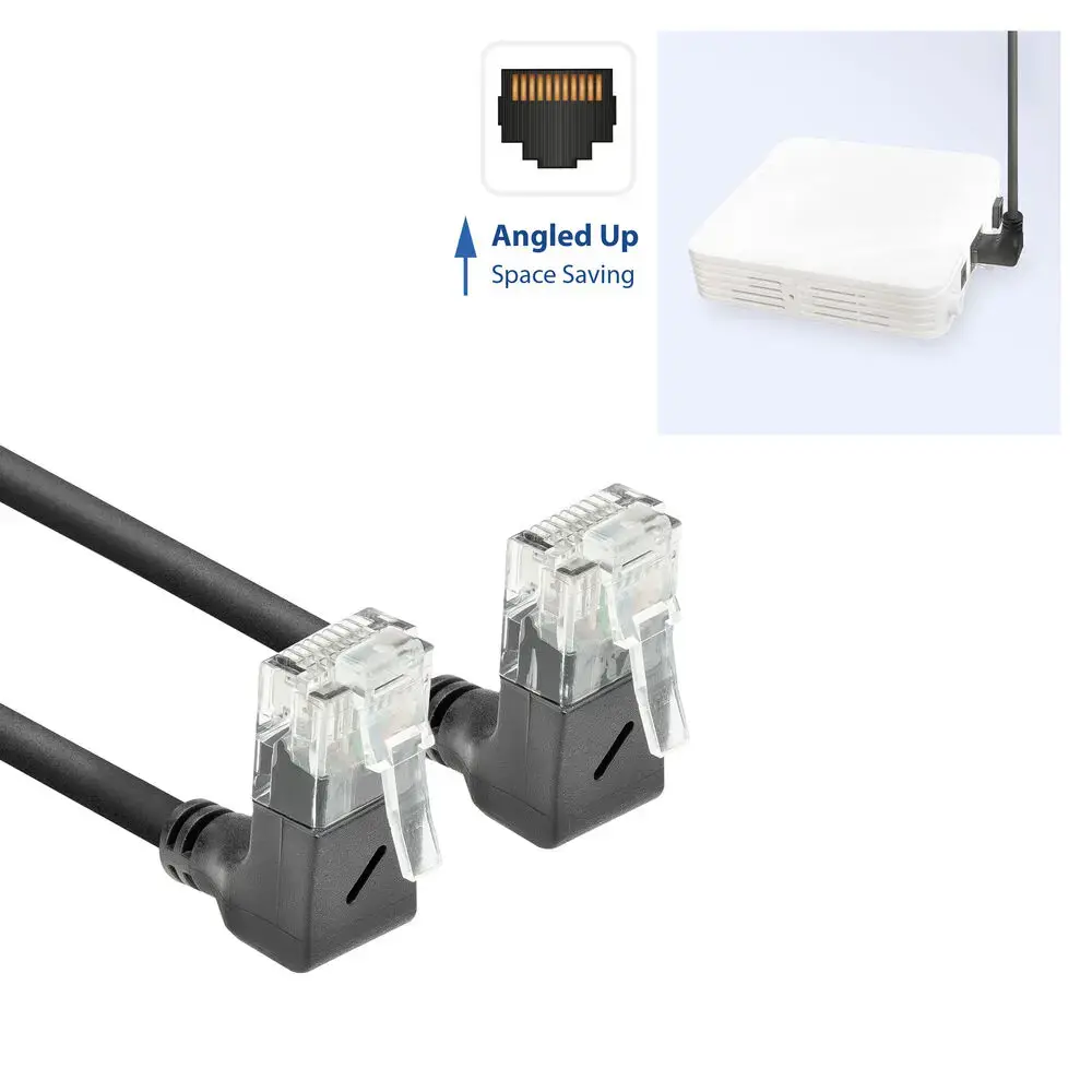 ACT CAT6A U/UTP LSZH Slimline патч‑кабель 0,25 м Photo 4