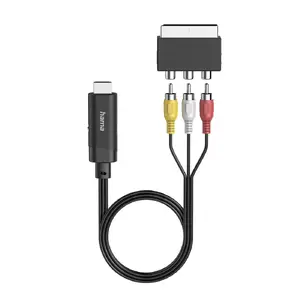 Video cable adapter HAMA 00205775 HDMI Type A (male) to SCART (21-pin) Black