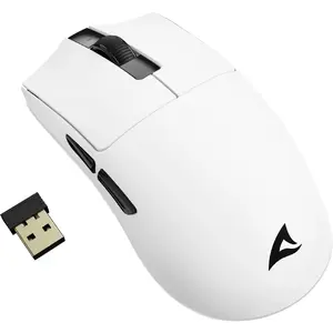 Проводная оптическая игровая мышь Sharkoon FIREGLIDER One (white) – эргономичный правосторонний дизайн, высокоточный сенсор