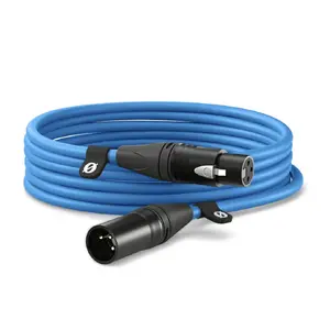 XLR audio cable RØDE XLR6M-B — 6 m, XLR male to XLR female, blue