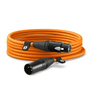 XLR audio cable RØDE XLR6M-O 6 m — XLR male to XLR female, orange