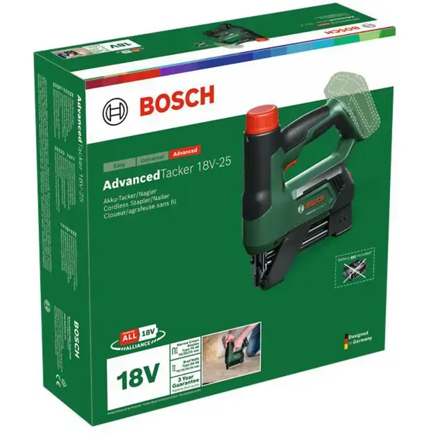 Stapleris Bosch AdvancedTacker 18V-25 (18V, tikai ierīce) Photo 3