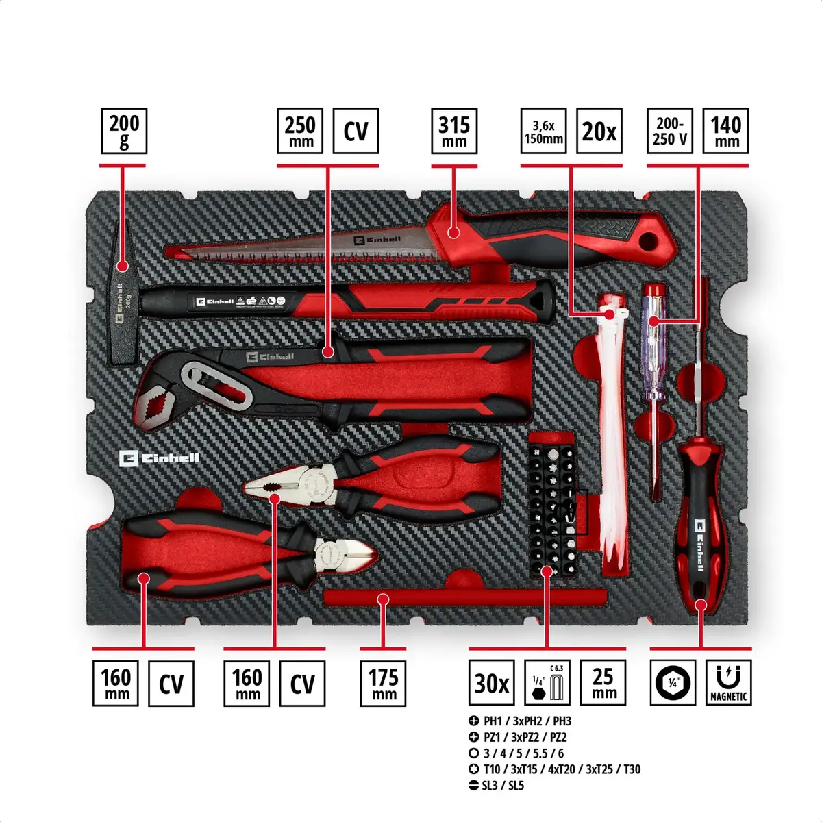 Einhell-KWB E-Case renovation 78 предметов Photo 2