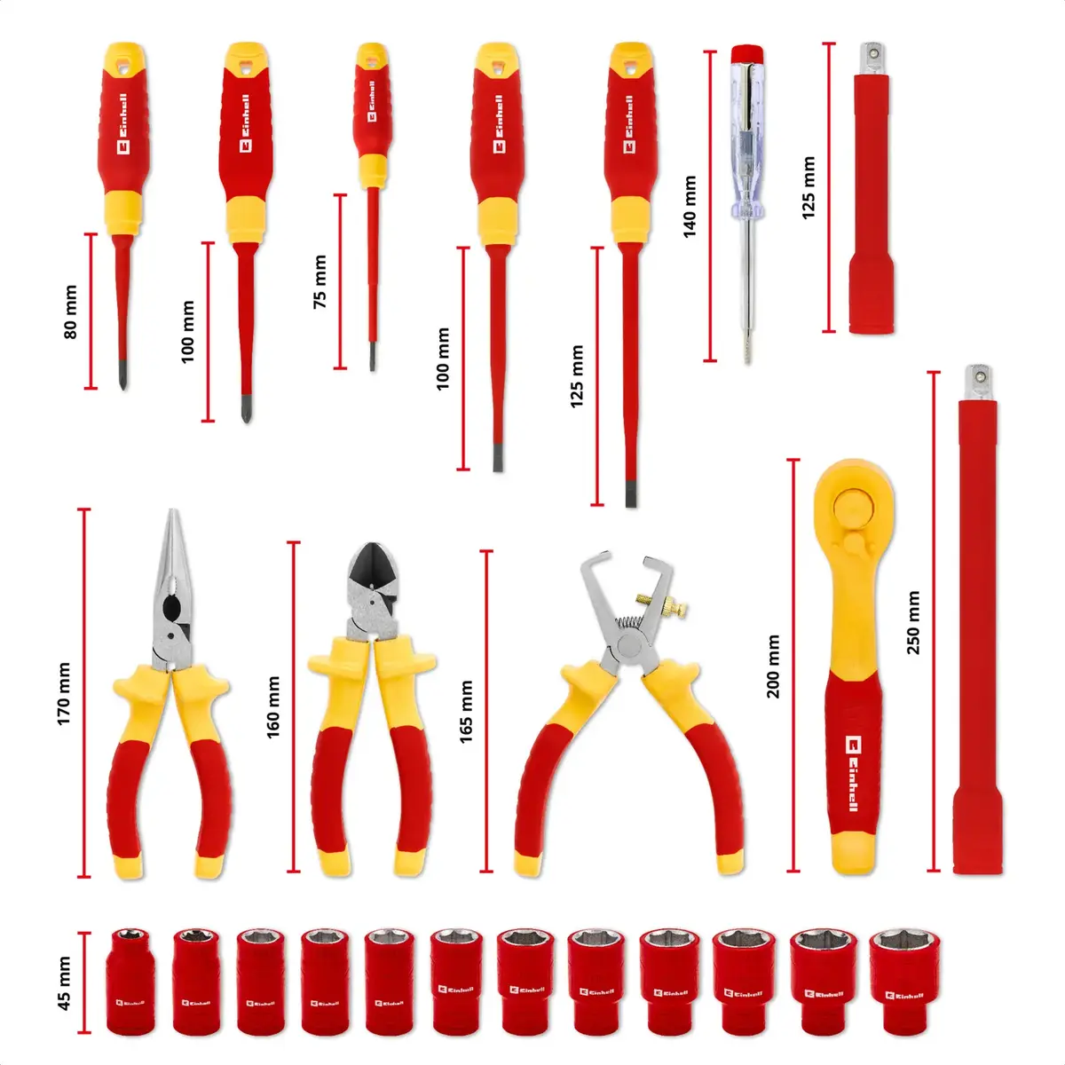 Einhell-KWB E-Case 24-piece VDE electrician tool set Photo 4