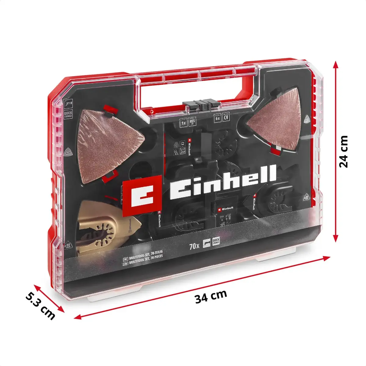 Einhell-KWB набор для многофункционального инструмента 70 шт Photo 3