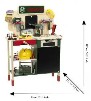 Theo Klein Bosch wooden play workbench 8734 Photo 2