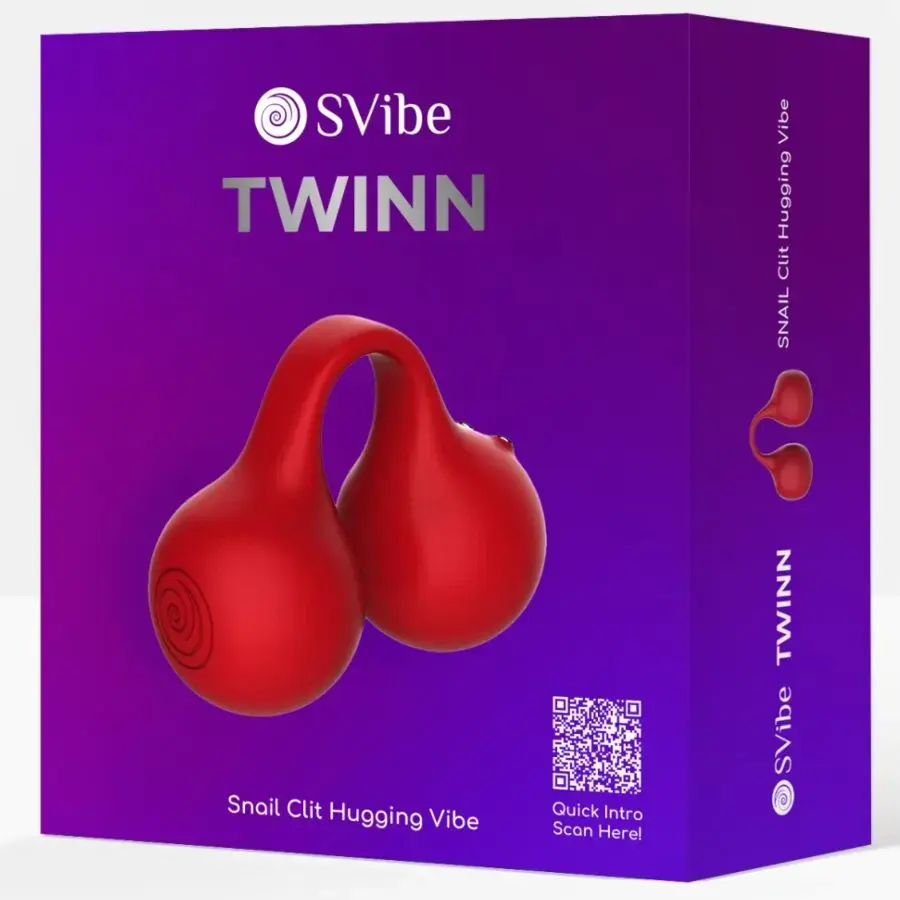 Пальчиковый вибратор Snail Vibe Twinn Cherry Photo 4