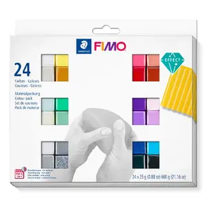 Набор моделирующей глины Staedtler FIMO 8013 C — 24 цвета, 600 г (25 г в каждом)