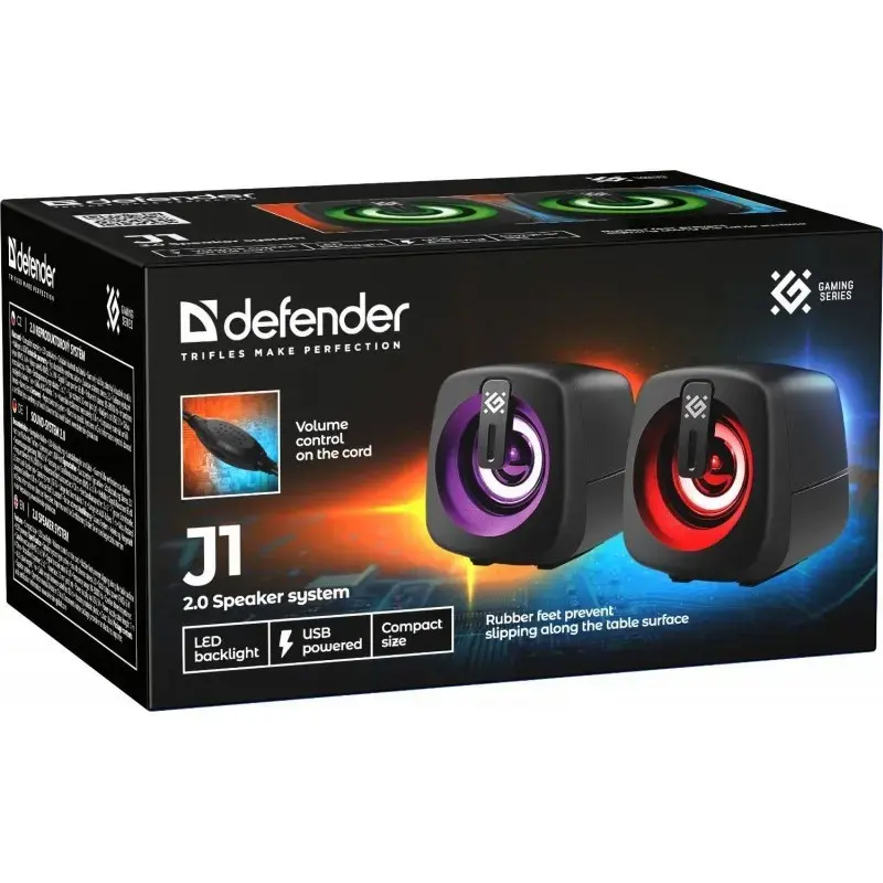 DEFENDER J1 2.0 6W LED USB акустика Photo 12