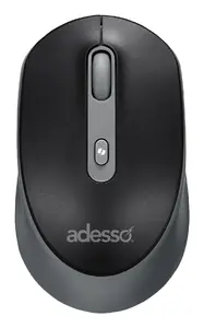 Pele Adesso iMouse A30B ambidekstra RF bezvadu optiskā 1200 DPI 4 pogas melni/pelēka