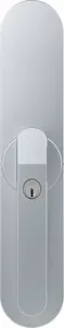 Smart door lock ABUS WINTECTO ONE — Bluetooth, silver, uses AA batteries (6 included)